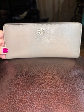 Tory Burch Gray Wallet
